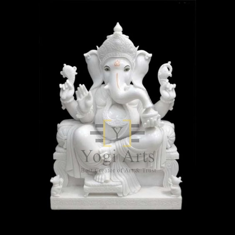 Beautiful Sitting Ganesh Ji